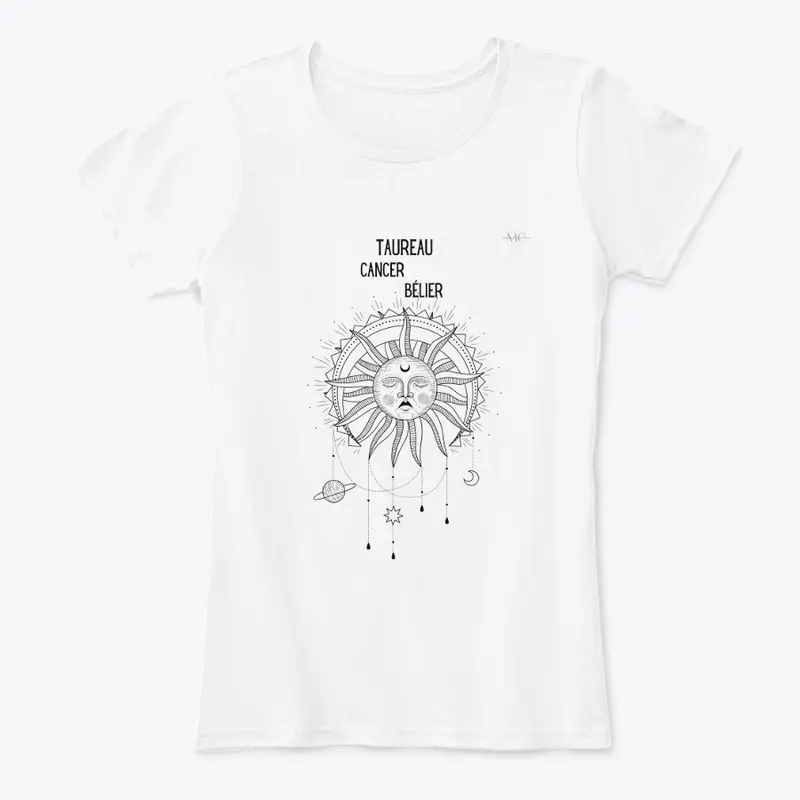 T-shirt avec signe astrologique